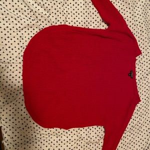 Express pancho knitted sweater